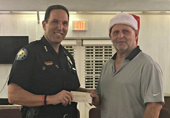Delray Beach Police Chief accepts donation from SCRRA